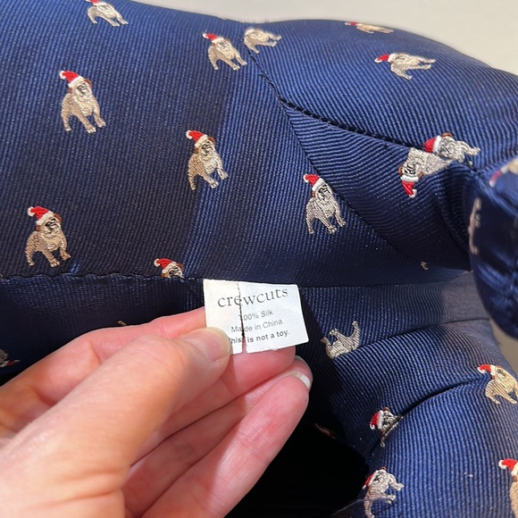 RARE Crewcuts Silk Plush Dog Christmas J. Crew - Picture 5 of 7